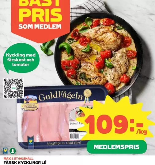 Guldfågeln - FÄRSK KYCKLINGFILÉ