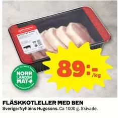 FLÄSKKOTLELLER MED BEN