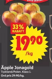 Äpple Jonagold