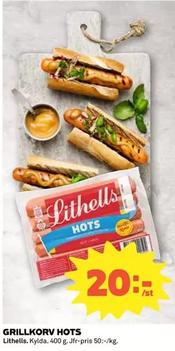 Lithells - GRILLKORV HOTS