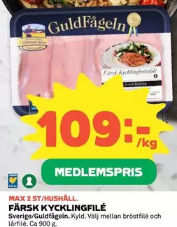 Guldfågeln - FÄRSK KYCKLINGFILÉ