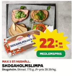 Skogaholm - SKOGAHOLMSLIMPA
