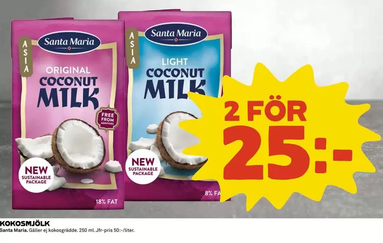 Santa Maria - COCONUT MILK