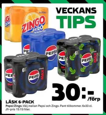 zingo - LÄSK 6-PACK