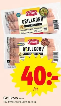 Scan - Grillkorv