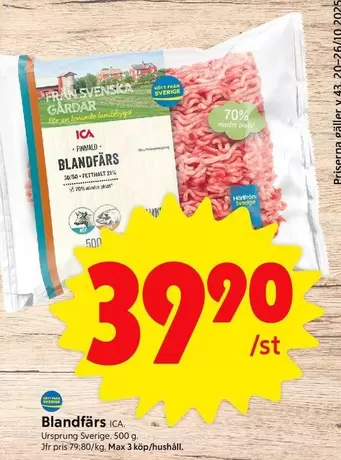 Blandfärs