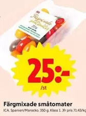 Färgmixade småtomater