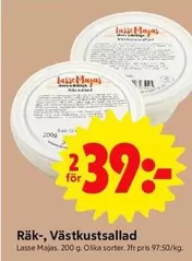 Majas - Räk-, Västkustsallad