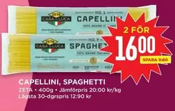 Zeta - CAPELLINI, SPAGHETTI