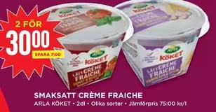 Arla - SMAKSATT CRÈME FRAICHE