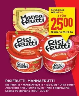 Risifrutti - RISIFRUTTI, MANNAFRUTTI