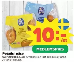 Coop - Potatis i påse