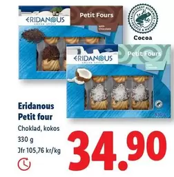Eridanous - Petit four