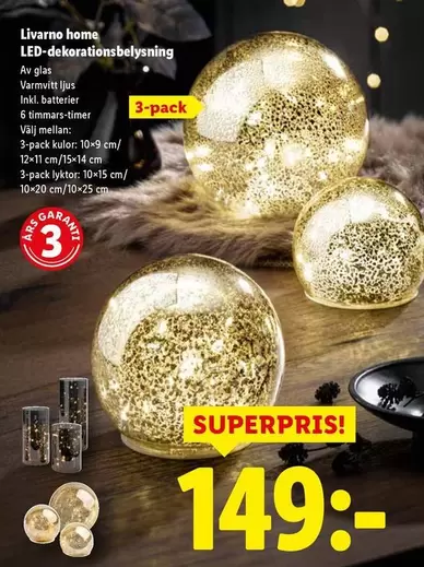 Garant - LED-dekorationsbelysning