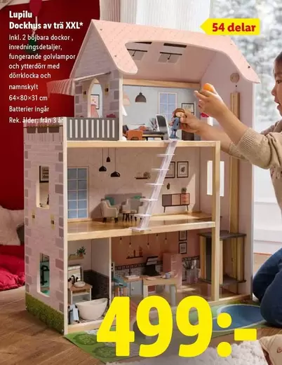 Dockhus av trä XXL