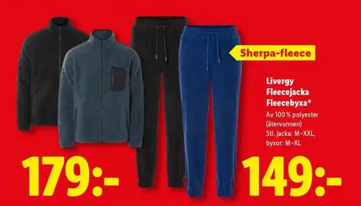 Fleecejacka Fleecebyxa