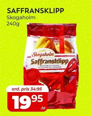 Skogaholm - SAFFRANSKLIPP