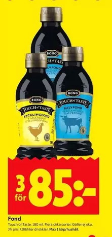 Touch of taste - Fond