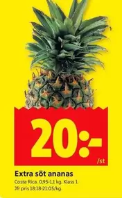 Extra -  söt ananas