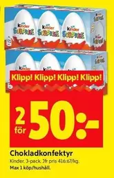 Kinder - Chokladkonfektyr
