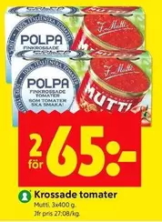 Mutti - Krossade tomater