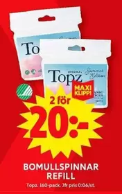 BOMULLSPINNAR REFILL