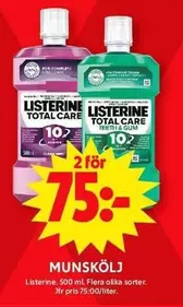 Listerine - MUNSKÖLJ