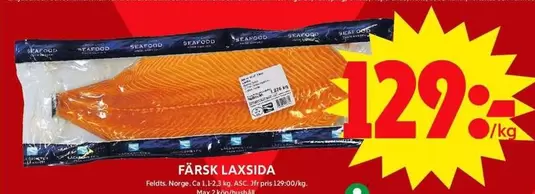 FÄRSK LAXSIDA