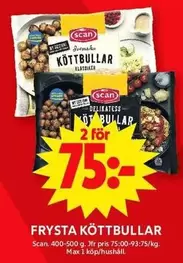 Scan - FRYSTA KÖTTBULLAR