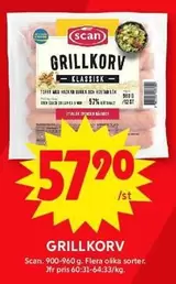 Scan - GRILLKORV