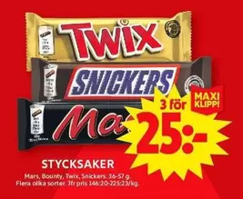 Twix - STYCKSAKER