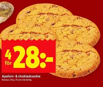 Bonjour - Apelsin- & chokladcookie