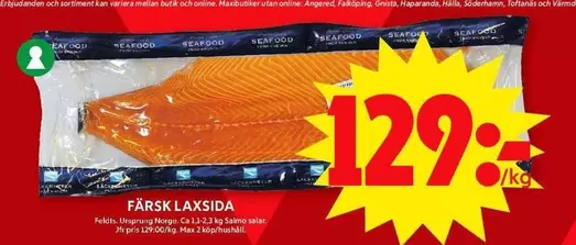 FÄRSK LAXSIDA