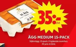 ÄGG MEDIUM 15-PACK