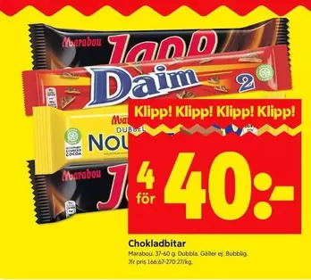 marabou - Chokladbitar