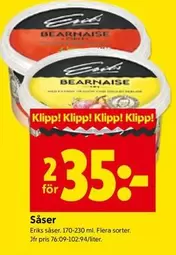 Eriks såser - Såser