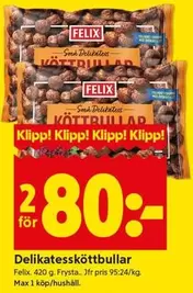 Felix - Delikatessköttbullar