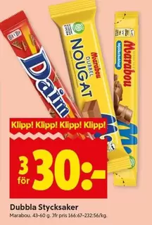 marabou - Dubbla Stycksaker