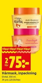 Hårmask, inpackning