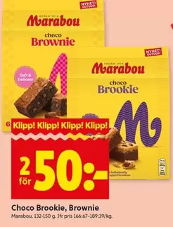 marabou - Choco Brookie, Brownie
