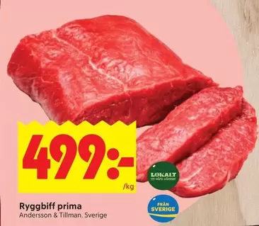 Prima - Ryggbiff prima