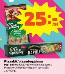Pop bakery - Pizzakit/pizzadeg/pinsa