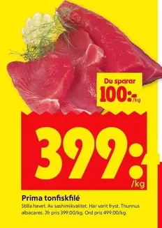Prima -  tonfiskfilé
