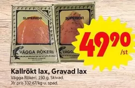 Kallrökt lax, Gravad lax