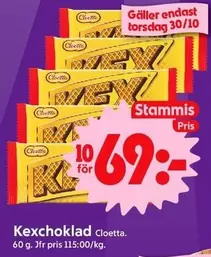 Cloetta - Kexchoklad