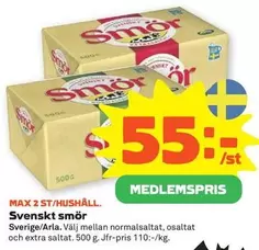 Arla - Svenskt smör