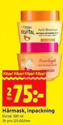 Hårmask, inpackning