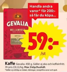 gevalia - Kaffe
