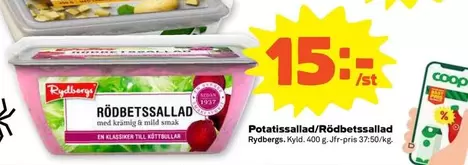 Rydbergs - Potatissallad/Rödbetssallad