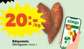 Coop - Sötpotatis